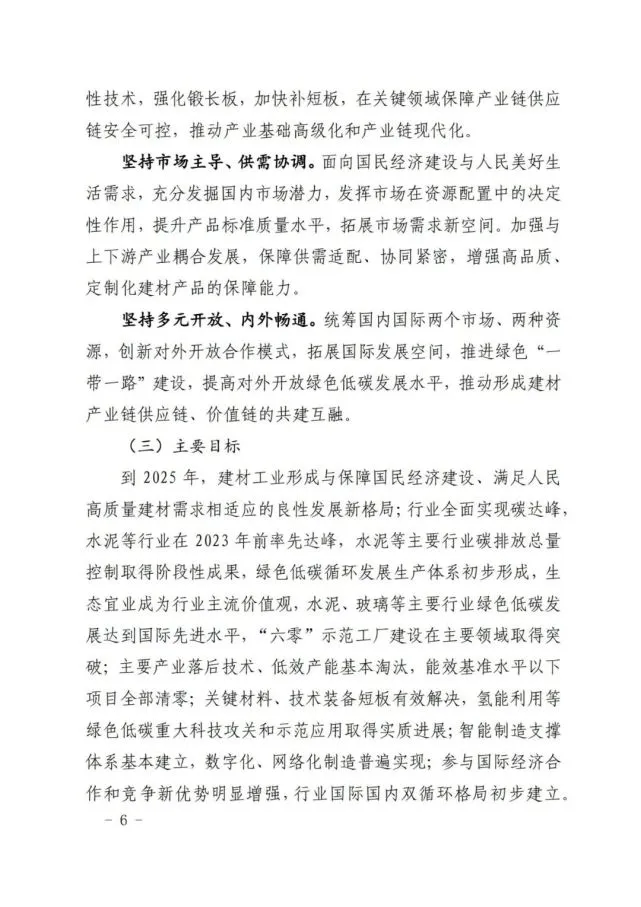 建材工业“十四五”发展实施意见发布(全文)(图6) 建材工业“十四五”发展实施意见发布(全文)(图6)