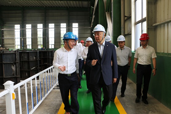 阎晓峰一行到中淳高科、优博络客调研