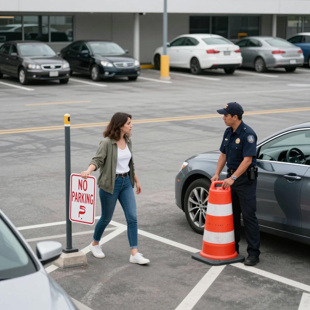 女子用物品占公共车位被挪后不满,公共安全教育应如何普及?(图2)