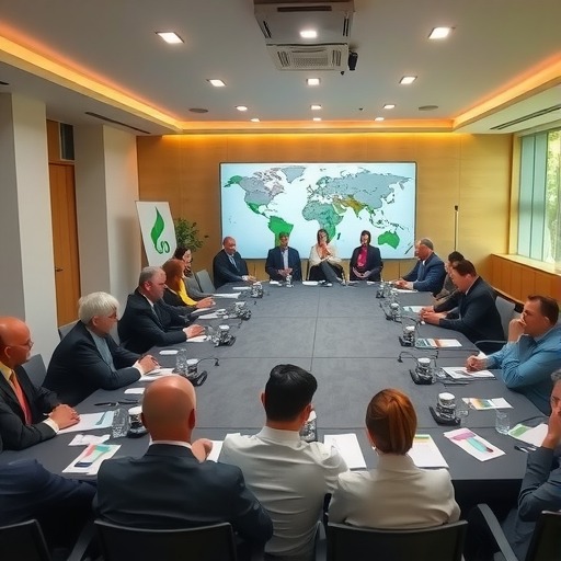 全球工业中心、C40城市气候领导联盟一行到访中国建筑材料联合会(图2)