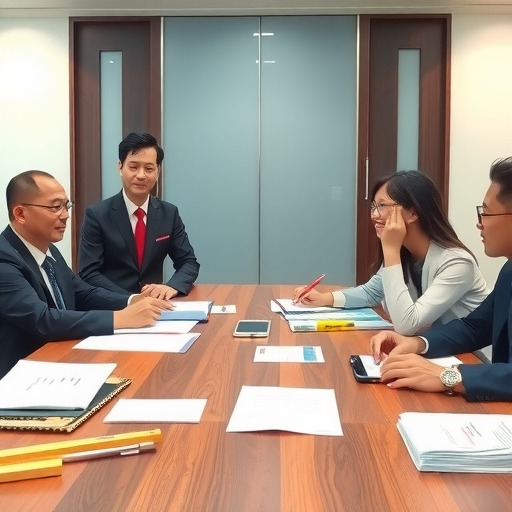 阎晓峰会见武汉理工大学党委书记孟芳兵、校长王发洲一行(图2)