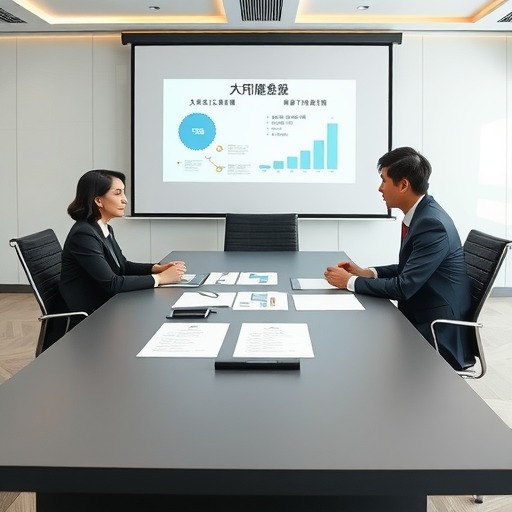 阎晓峰会见中国机械工业联合会罗俊杰一行