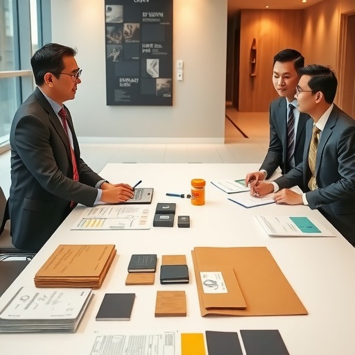 阎晓峰会见山东省建材工业协会李荣金一行