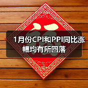 1月份CPI和PPI同比涨幅均有所回落 1月份CPI和PPI同比涨幅均有所回落