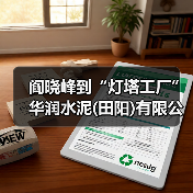 阎晓峰到“灯塔工厂”华润水泥(田阳)有限公司调研 阎晓峰到“灯塔工厂”华润水泥(田阳)有限公司调研