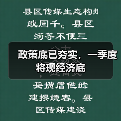 政策底已夯实,一季度将现经济底(图1) 政策底已夯实,一季度将现经济底(图1)