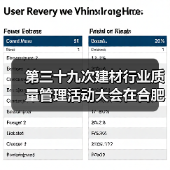第三十九次建材行业质量管理活动大会在合肥召开(图2) 第三十九次建材行业质量管理活动大会在合肥召开(图2)
