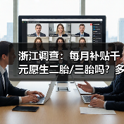 浙江调查:每月补贴千元愿生二胎/三胎吗?多地已出手。。。(图2) 浙江调查:每月补贴千元愿生二胎/三胎吗?多地已出手。。。(图2)