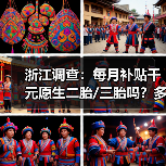 浙江调查:每月补贴千元愿生二胎/三胎吗?多地已出手。。。(图4) 浙江调查:每月补贴千元愿生二胎/三胎吗?多地已出手。。。(图4)