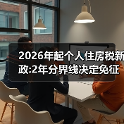 2026年起个人住房税新政:2年分界线决定免征或3%税率(图4) 2026年起个人住房税新政:2年分界线决定免征或3%税率(图4)