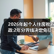 2026年起个人住房税新政:2年分界线决定免征或3%税率(图1) 2026年起个人住房税新政:2年分界线决定免征或3%税率(图1)