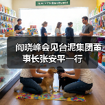 阎晓峰会见台泥集团董事长张安平一行(图1) 阎晓峰会见台泥集团董事长张安平一行(图1)
