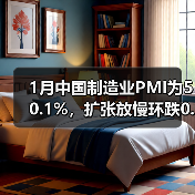 1月中国制造业PMI为50.1%,扩张放慢环跌0.2(图4) 1月中国制造业PMI为50.1%,扩张放慢环跌0.2(图4)