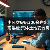小区交房后300多户出现裂缝,集体土地安置房产权如何保障?(图4) 小区交房后300多户出现裂缝,集体土地安置房产权如何保障?(图4)