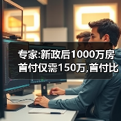 专家:新政后1000万房首付仅需150万,首付比例降低的影响(图4) 专家:新政后1000万房首付仅需150万,首付比例降低的影响(图4)
