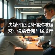 央媒评征地补偿款被理财：说清去向！房地产依赖减少后果？（图4）