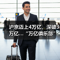 沪京迈上4万亿,深破3万亿…“万亿俱乐部”扩至24城!(图3) 沪京迈上4万亿,深破3万亿…“万亿俱乐部”扩至24城!(图3)