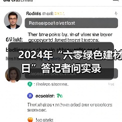 2024年“六零绿色建材日”答记者问实录(图3) 2024年“六零绿色建材日”答记者问实录(图3)