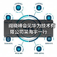 阎晓峰会见华为技术有限公司吴海宇一行(图4) 阎晓峰会见华为技术有限公司吴海宇一行(图4)