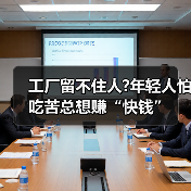工厂留不住人?年轻人怕吃苦总想赚“快钱”(图2) 工厂留不住人?年轻人怕吃苦总想赚“快钱”(图2)