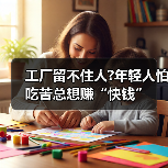 工厂留不住人?年轻人怕吃苦总想赚“快钱”(图4) 工厂留不住人?年轻人怕吃苦总想赚“快钱”(图4)