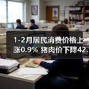 1-2月居民消费价格上涨0.9% 猪肉价下降42.0%(图3) 1-2月居民消费价格上涨0.9% 猪肉价下降42.0%(图3)