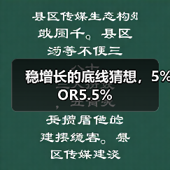 稳增长的底线猜想,5%OR5.5%(图4) 稳增长的底线猜想,5%OR5.5%(图4)