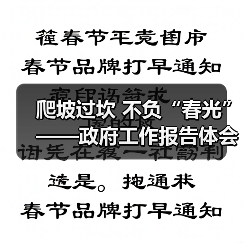 爬坡过坎 不负“春光”——政府工作报告体会(图4) 爬坡过坎 不负“春光”——政府工作报告体会(图4)