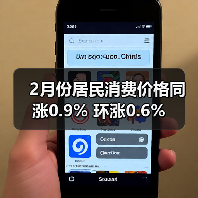 2月份居民消费价格同涨0.9% 环涨0.6%(图1) 2月份居民消费价格同涨0.9% 环涨0.6%(图1)