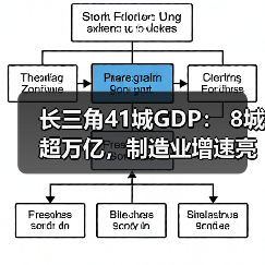 长三角41城GDP: 8城超万亿,制造业增速亮眼(图3) 长三角41城GDP: 8城超万亿,制造业增速亮眼(图3)