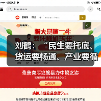 刘鹤:“民生要托底、货运要畅通、产业要循环”部署十项重任(图2) 刘鹤:“民生要托底、货运要畅通、产业要循环”部署十项重任(图2)