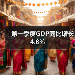 第一季度GDP同比增长4.8%(图3) 第一季度GDP同比增长4.8%(图3)