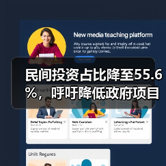 民间投资占比降至55.6%,呼吁降低政府项目投资门槛(图2) 民间投资占比降至55.6%,呼吁降低政府项目投资门槛(图2)