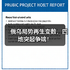 俄乌局势再生变数,四地突起争端!(图1) 俄乌局势再生变数,四地突起争端!(图1)
