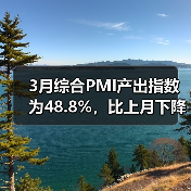 3月综合PMI产出指数为48.8%,比上月下降2.4%(图3) 3月综合PMI产出指数为48.8%,比上月下降2.4%(图3)