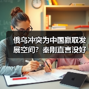 俄乌冲突为中国赢取发展空间?秦刚直言没好处(图1) 俄乌冲突为中国赢取发展空间?秦刚直言没好处(图1)