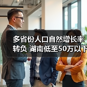 多省份人口自然增长率转负 湖南低至50万以下(图4) 多省份人口自然增长率转负 湖南低至50万以下(图4)