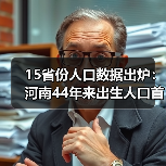 15省份人口数据出炉:河南44年来出生人口首次跌破80万(图3) 15省份人口数据出炉:河南44年来出生人口首次跌破80万(图3)