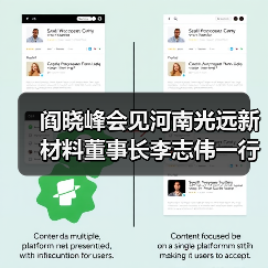 阎晓峰会见河南光远新材料董事长李志伟一行(图2) 阎晓峰会见河南光远新材料董事长李志伟一行(图2)