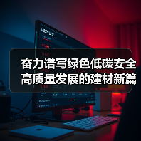 奋力谱写绿色低碳安全高质量发展的建材新篇章(图2) 奋力谱写绿色低碳安全高质量发展的建材新篇章(图2)
