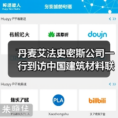 丹麦艾法史密斯公司一行到访中国建筑材料联合会开展技术交流(图1) 丹麦艾法史密斯公司一行到访中国建筑材料联合会开展技术交流(图1)