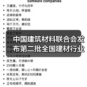 中国建筑材料联合会发布第二批全国建材行业重大科技攻关“揭榜挂帅”项目榜单(图1) 中国建筑材料联合会发布第二批全国建材行业重大科技攻关“揭榜挂帅”项目榜单(图1)