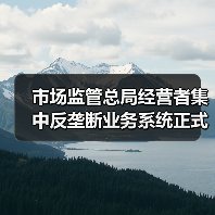 市场监管总局经营者集中反垄断业务系统正式上线(图2) 市场监管总局经营者集中反垄断业务系统正式上线(图2)