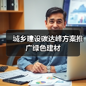 城乡建设碳达峰方案推广绿色建材(图1) 城乡建设碳达峰方案推广绿色建材(图1)