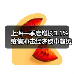 上海一季度增长3.1% 疫情冲击经济稳中趋缓?(图1) 上海一季度增长3.1% 疫情冲击经济稳中趋缓?(图1)
