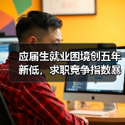 应届生就业困境创五年新低，求职竞争指数暴增1.5倍（图1）