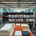 一季度经济回暖靠投资，净出口式微，宏观政策放松是否已成燃眉之急？（图1）
