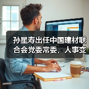 孙星寿出任中国建材联合会党委常委，人事变动解析（图1）