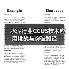 水泥行业CCUS技术应用挑战与突破路径（图4）