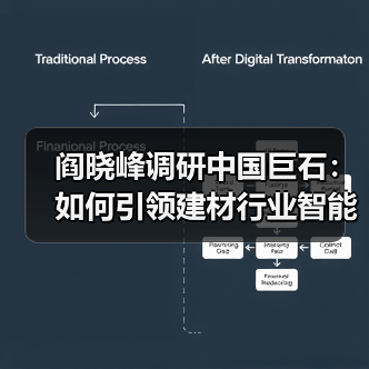 阎晓峰调研中国巨石：如何引领建材行业智能化升级？（图2）